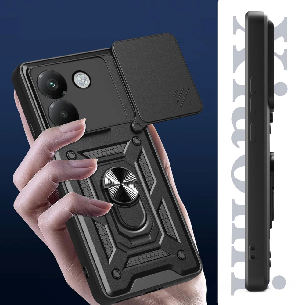 Tech-Protect Tech-Protect CamShield Pro Case for Xiaomi Poco M7 Pro 5G - Blackeng