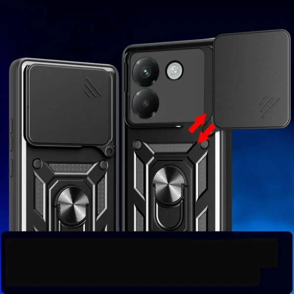 Tech-Protect Tech-Protect CamShield Pro Case for Xiaomi Poco M7 Pro 5G - Blackeng
