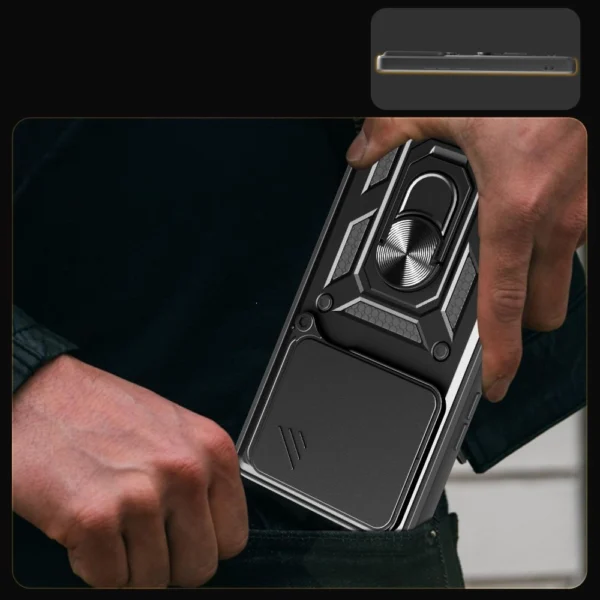 Tech-Protect Tech-Protect CamShield Pro Case for Xiaomi Poco M7 Pro 5G - Blackeng