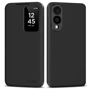 Tech-Protect Smart Wallet Case for Samsung Galaxy S25 Edge - Matte Blackeng