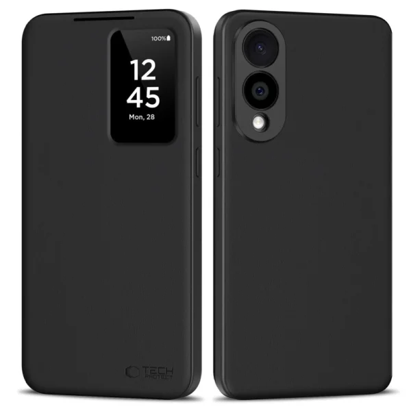 Tech-Protect Smart Wallet Case for Samsung Galaxy S25 Edge - Matte Blackeng