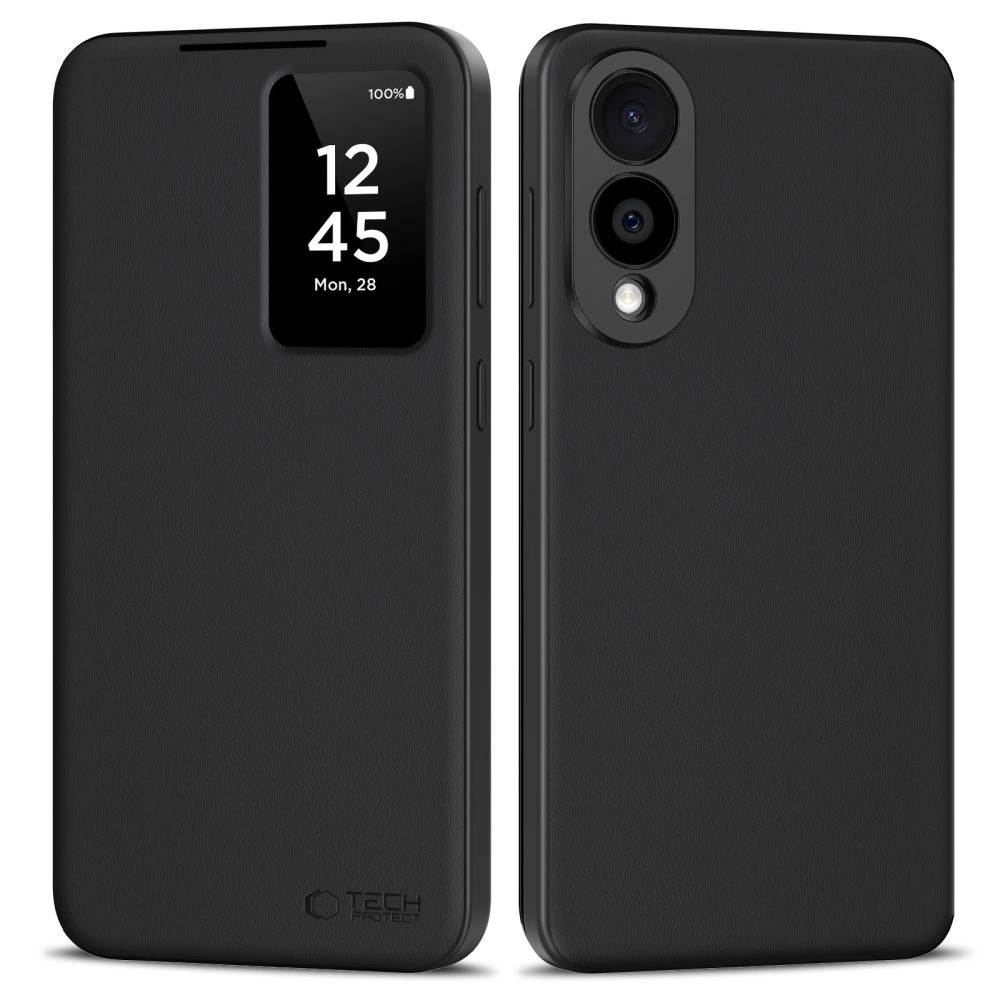 Tech-Protect Smart Wallet Case for Samsung Galaxy S25 Edge - Matte Blackeng