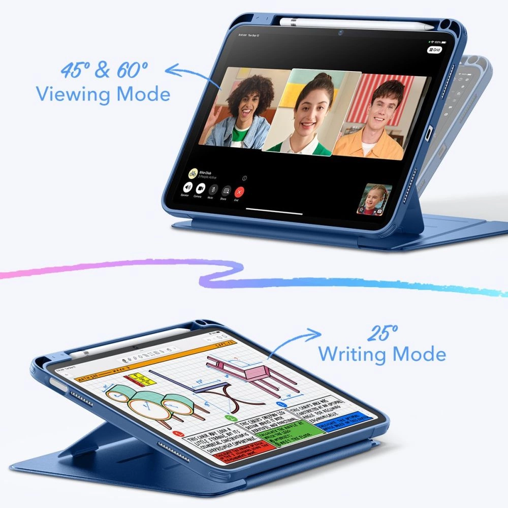 ESR Flip Hybrid Case for iPad 10.9” 2022 / iPad 11” 2024 - Blueeng