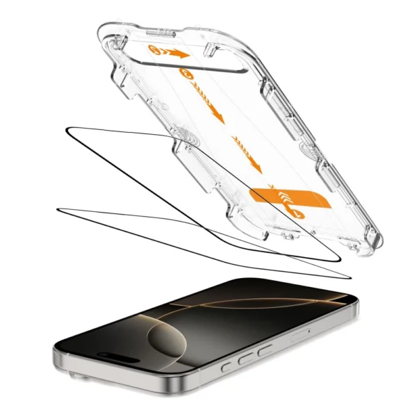 Tech-Protect Quick Set+ 2-pack tempered glass for iPhone 16 Pro Maxeng