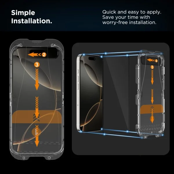 Tech-Protect Quick Set+ 2-pack tempered glass for iPhone 16 Pro Maxeng