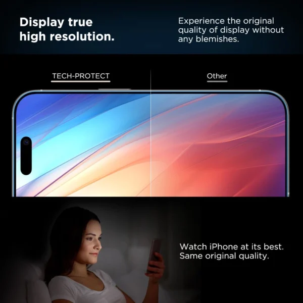 Tech-Protect Quick Set+ 2-pack tempered glass for iPhone 16 Pro Maxeng