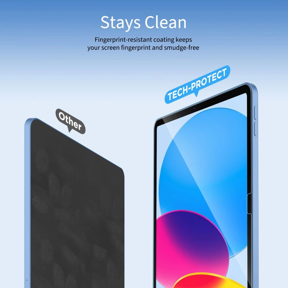 Tech-Protect Glass Fit+ Tempered Glass for Samsung Galaxy Tab S10 FE+ 13.1 620 / X626Beng