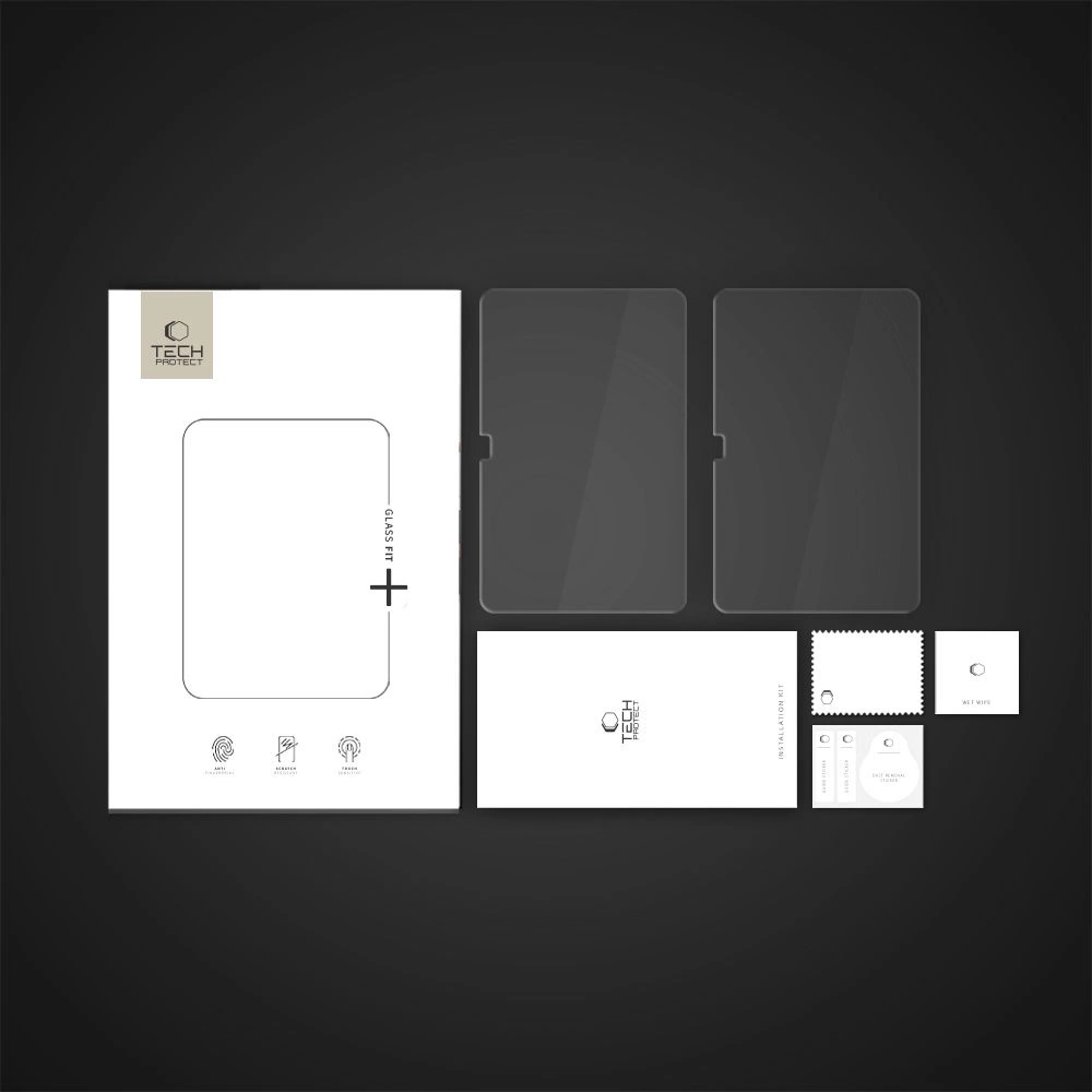 Tech-Protect Glass Fit+ Tempered Glass for Samsung Galaxy Tab S10 FE+ 13.1 620 / X626Beng