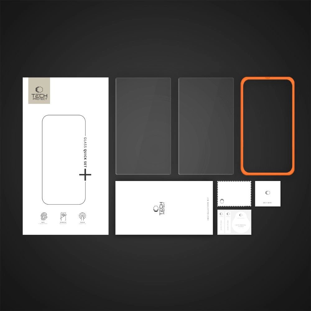 Tech-Protect Easy Set+ 2-pack tempered glass for Nintendo Switch 2 - transparenteng