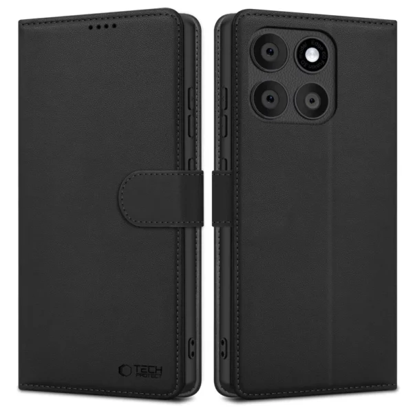 Tech-Protect Wallet case for Motorola Edge 60 Fusion - blackeng