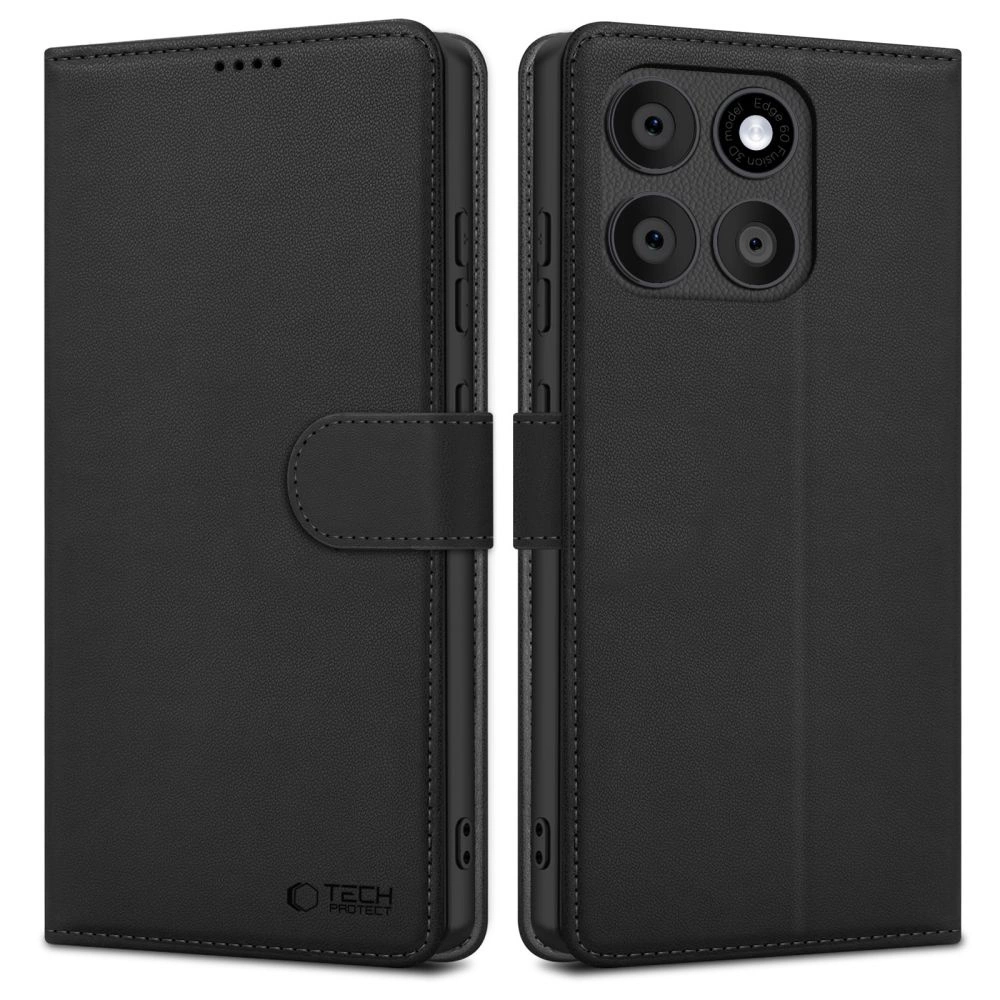 Tech-Protect Wallet case for Motorola Edge 60 Fusion - blackeng