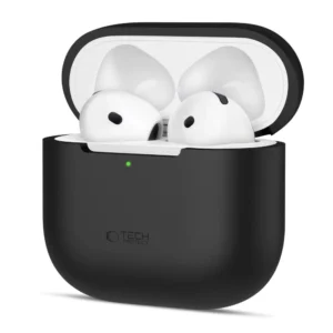 Tech-Protect Silicone Case for Apple AirPods 4 - Blackeng