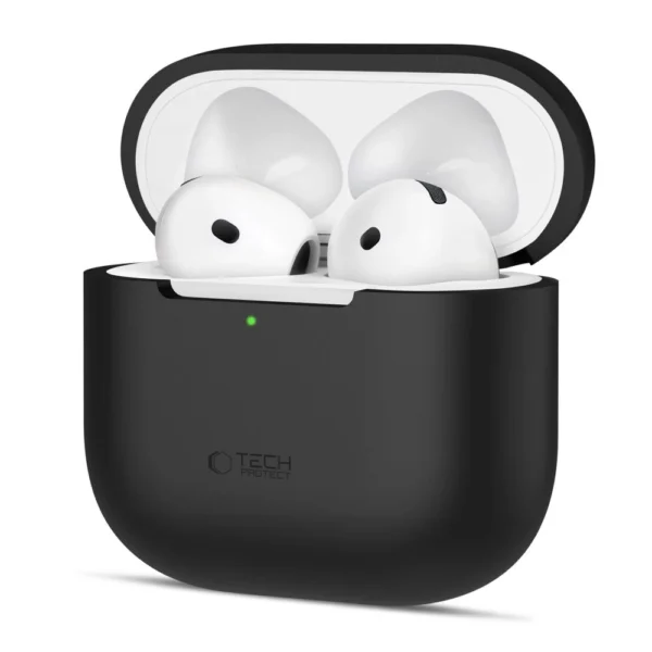 Tech-Protect Silicone Case for Apple AirPods 4 - Blackeng