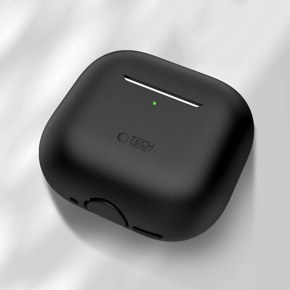Tech-Protect Silicone Case for Apple AirPods 4 - Blackeng