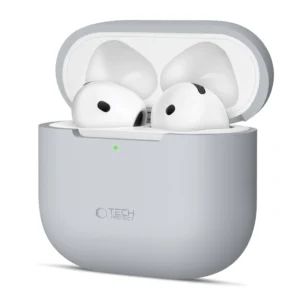 Tech-Protect Silicone Case for Apple AirPods 4 - Grayeng