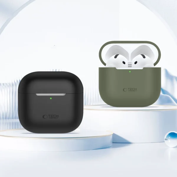 Tech-Protect Silicone Case for Apple AirPods 4 - Grayeng