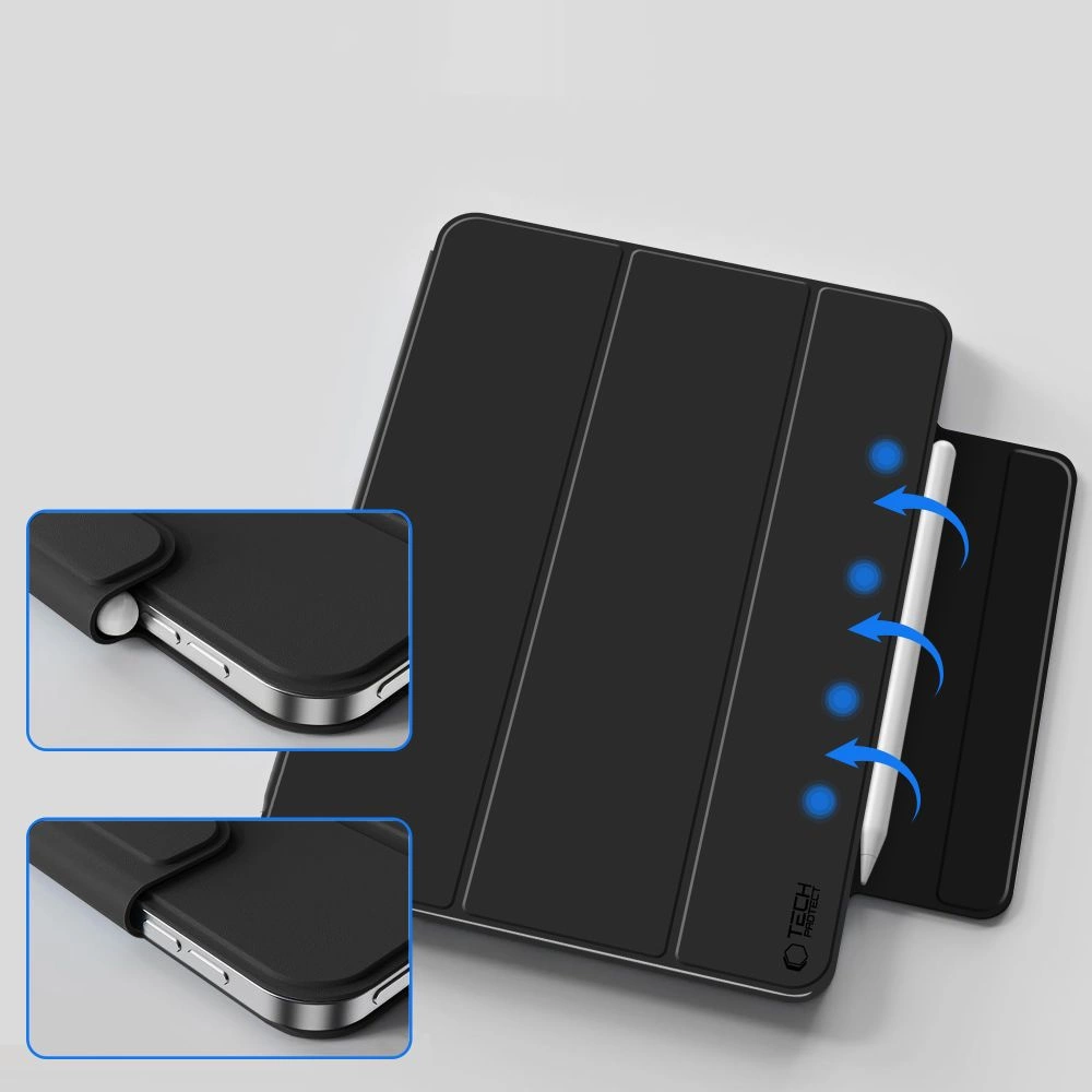 Tech-Protect Smartcase Magnetic for iPad 10.9” 2022 / iPad 11” 2025 - blackeng