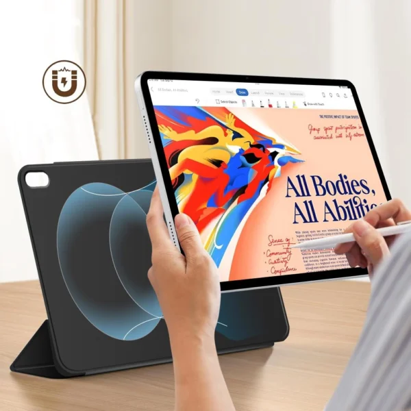 Tech-Protect Smartcase Magnetic for iPad Air 13” 2024 / 2025 - Blackeng