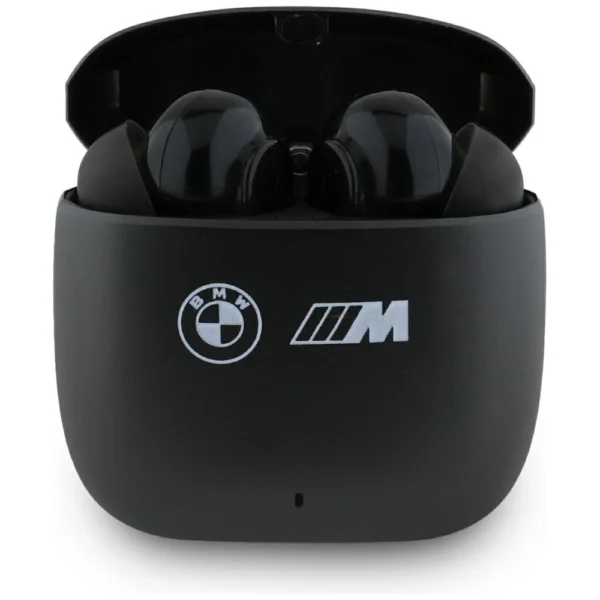 BMW M Metal M Logo Print ANC-ENC TWS Bluetooth Headphones - Blackeng