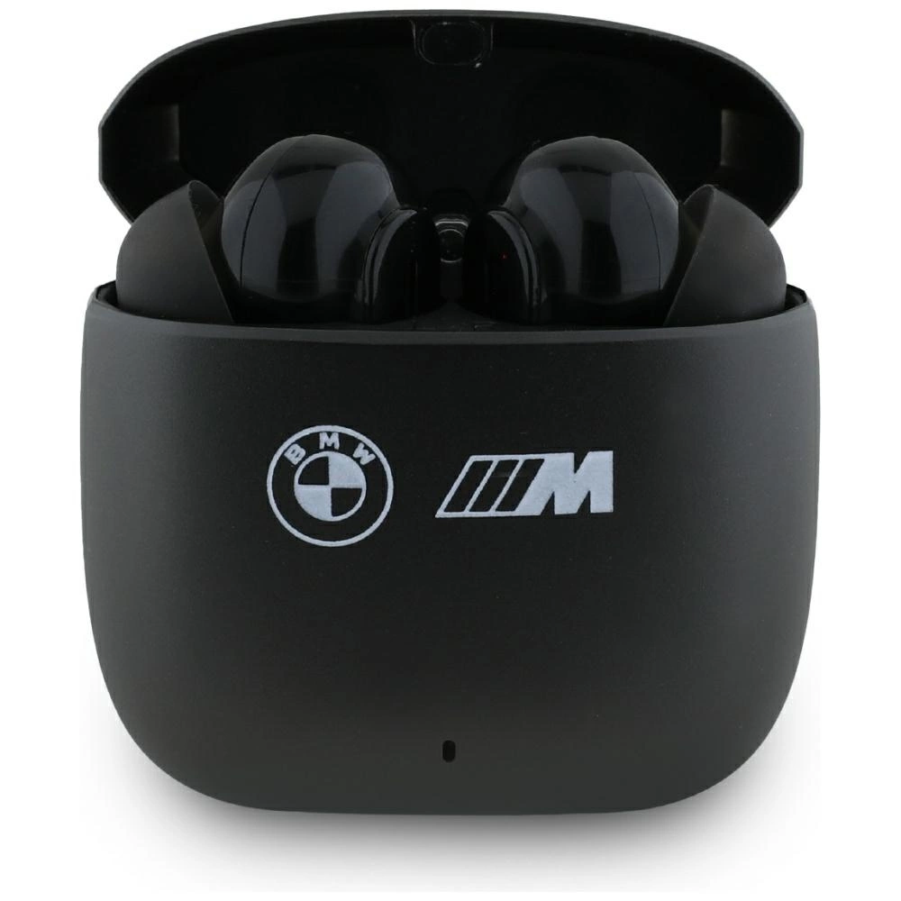 BMW M Metal M Logo Print ANC-ENC TWS Bluetooth Headphones - Blackeng