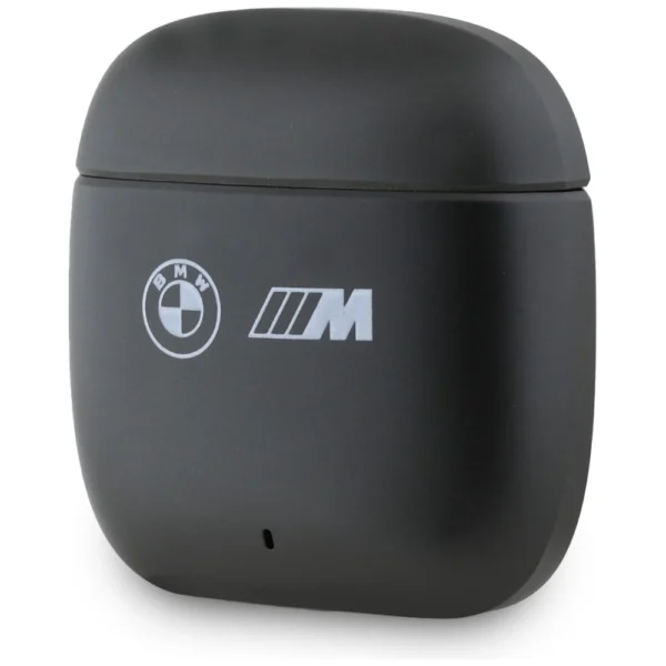 BMW M Metal M Logo Print ANC-ENC TWS Bluetooth Headphones - Blackeng