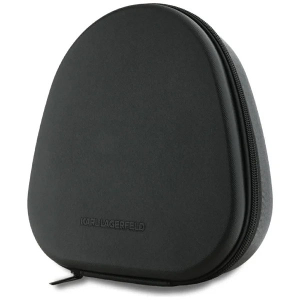 Karl Lagerfeld Saffiano Elongated Bluetooth ANC On-Ear Headphones - Blackeng