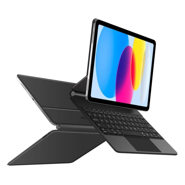 Tech-Protect Smartcase Magnetic with Keyboard for iPad 10.9” 2022 / iPad 11” 2025 - Blackeng