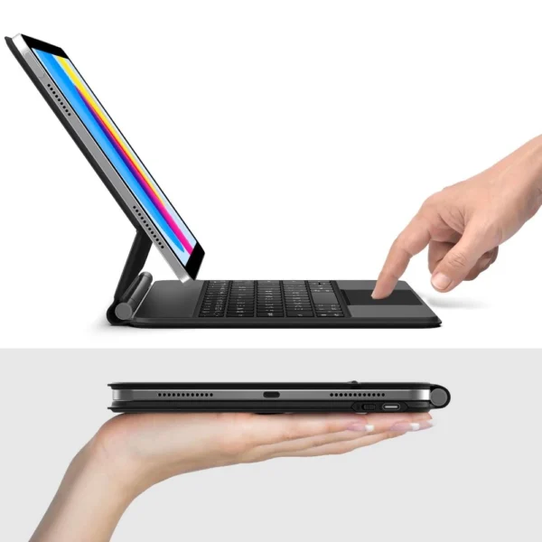 Tech-Protect Smartcase Magnetic with Keyboard for iPad 10.9” 2022 / iPad 11” 2025 - Blackeng