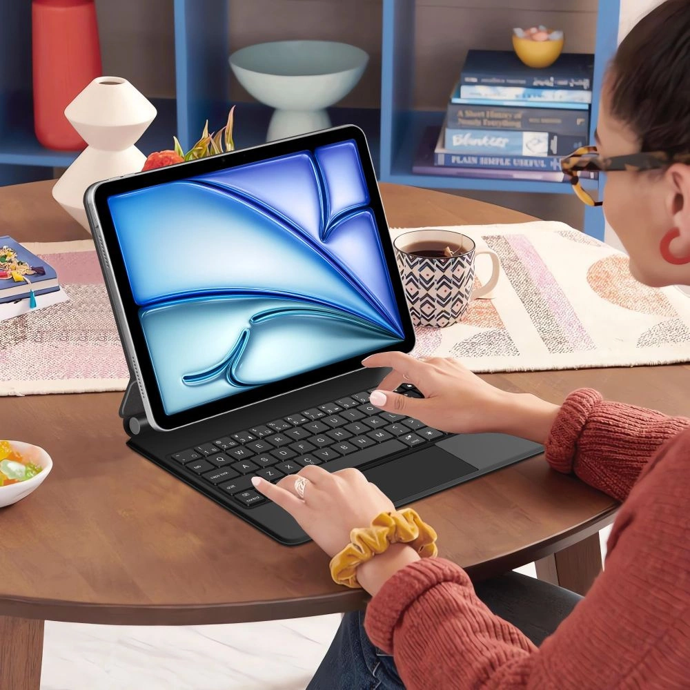 Tech-Protect Smartcase Magnetic with Keyboard for iPad Air 10.9” 2020 / 2022 / iPad Air 11” 2024 / 2025 - Blackeng