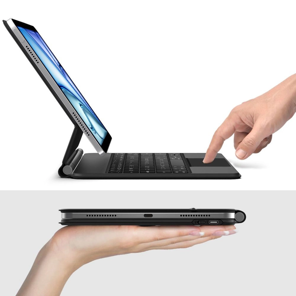 Tech-Protect Smartcase Magnetic with Keyboard for iPad Air 10.9” 2020 / 2022 / iPad Air 11” 2024 / 2025 - Blackeng