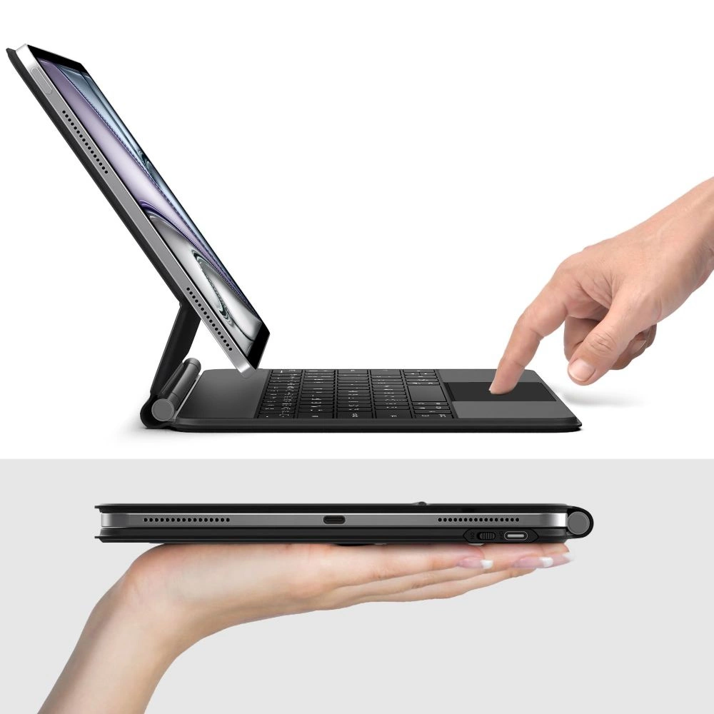 Tech-Protect Smartcase Magnetic with Keyboard for iPad Pro 12.9” 2020 / 2021 / 2022 / iPad Air 13” 2024 / 2025 - Blackeng