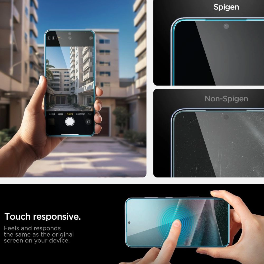 Spigen Glas.TR ”Ez Fit” Pro Tempered Glass for Samsung Galaxy S25 Edgeeng