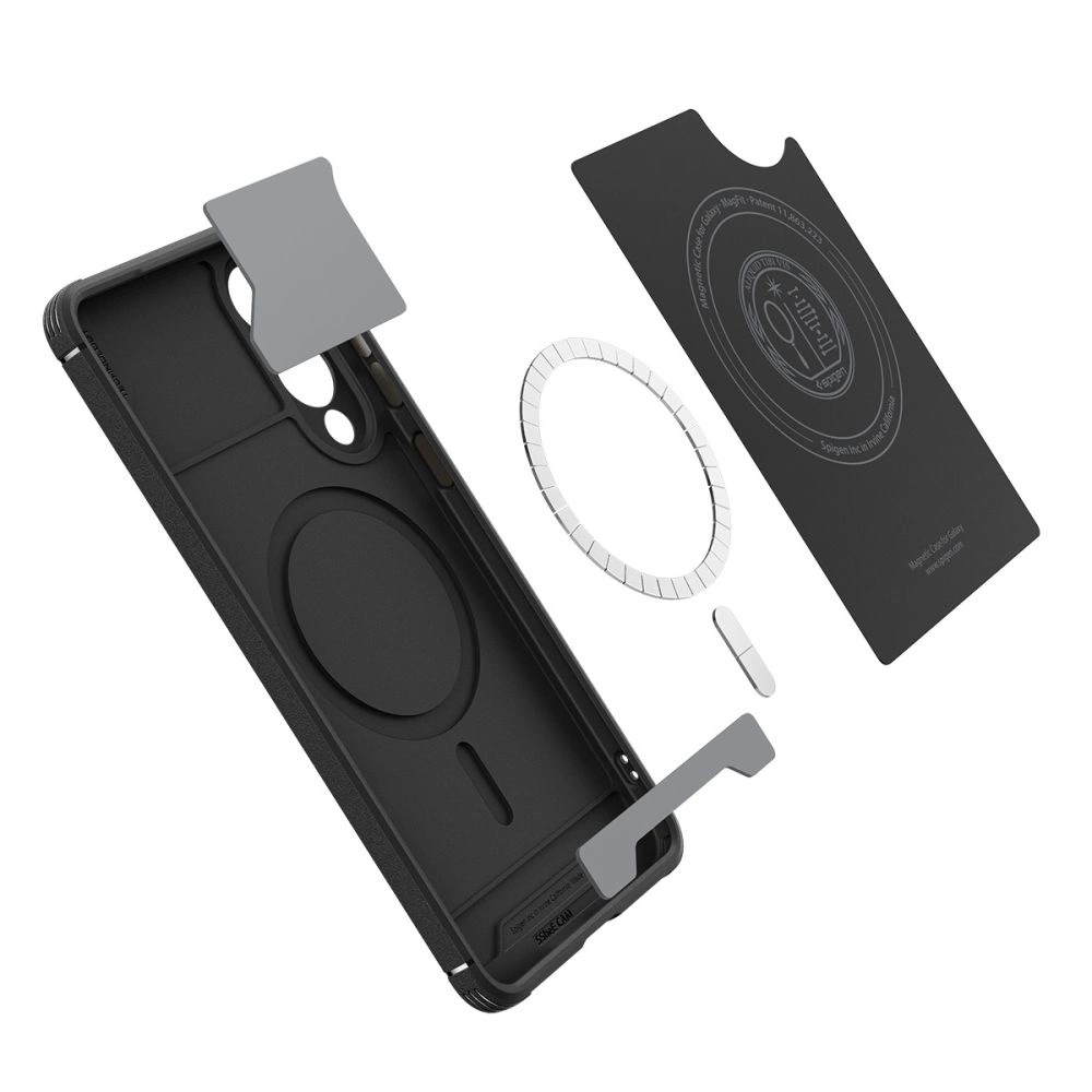 Spigen Core Armor Mag Case with MagSafe for Samsung Galaxy S25 Edge - Blackeng
