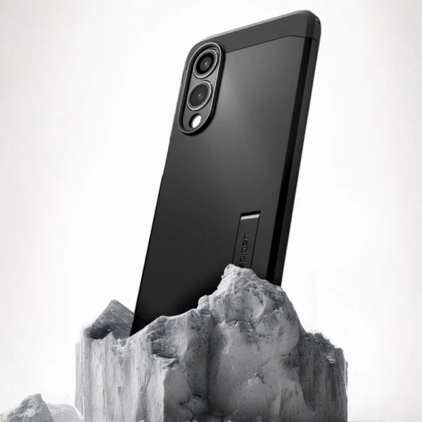 Spigen Tough Armor MagSafe case for Samsung Galaxy S25 Edge - blackeng