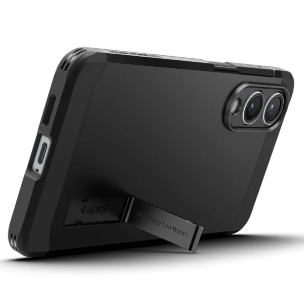 Spigen Tough Armor MagSafe case for Samsung Galaxy S25 Edge - blackeng