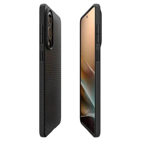 Spigen Liquid Air Case for Samsung Galaxy S25 Edge - Blackeng
