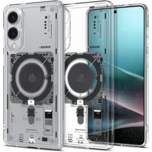 Spigen Ultra Hybrid Mag Case with MagSafe for Samsung Galaxy S25 Edge with Print - Transparenteng