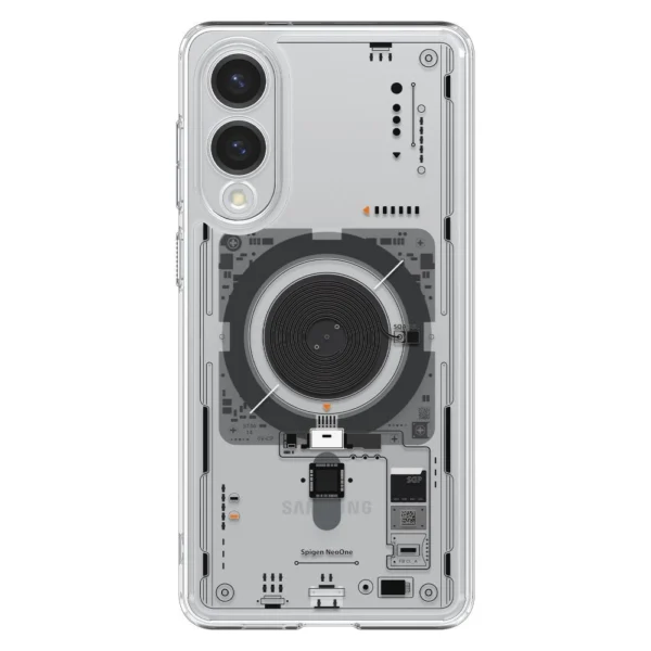 Spigen Ultra Hybrid Mag Case with MagSafe for Samsung Galaxy S25 Edge with Print - Transparenteng