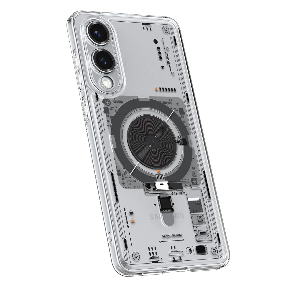 Spigen Ultra Hybrid Mag Case with MagSafe for Samsung Galaxy S25 Edge with Print - Transparenteng