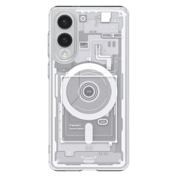 Spigen Ultra Hybrid Mag Case with MagSafe for Samsung Galaxy S25 Edge with Print - Whiteeng