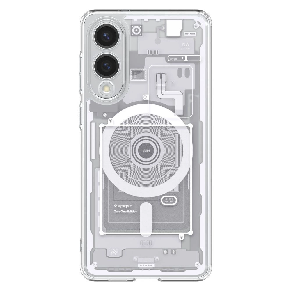 Spigen Ultra Hybrid Mag Case with MagSafe for Samsung Galaxy S25 Edge with Print - Whiteeng