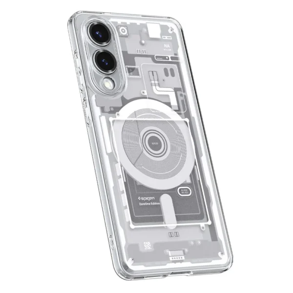 Spigen Ultra Hybrid Mag Case with MagSafe for Samsung Galaxy S25 Edge with Print - Whiteeng