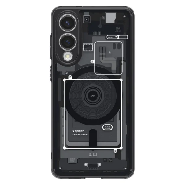 Spigen Ultra Hybrid Mag Case with MagSafe for Samsung Galaxy S25 Edge with Print - Blackeng
