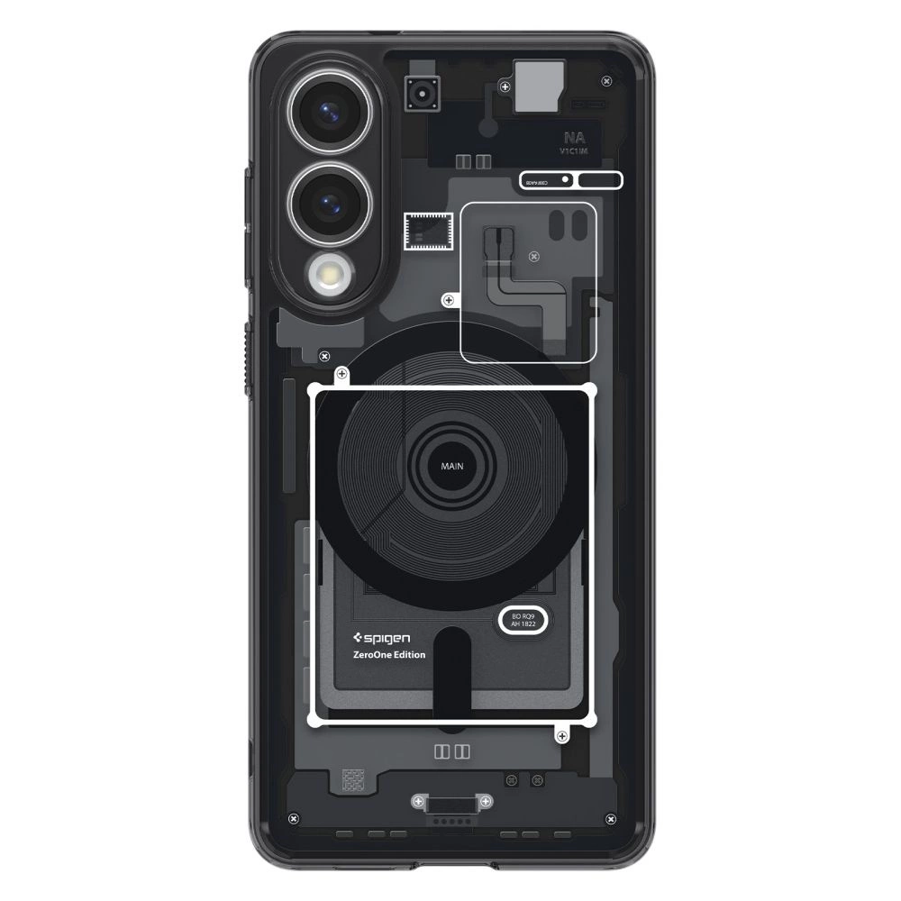 Spigen Ultra Hybrid Mag Case with MagSafe for Samsung Galaxy S25 Edge with Print - Blackeng