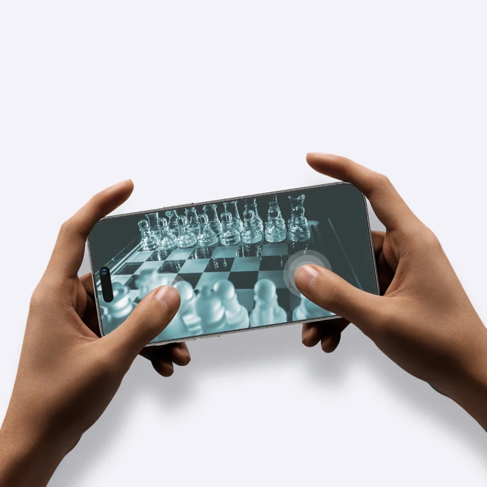 AmazingThing Titan Matte Glass tempered glass for iPhone 16 Pluseng