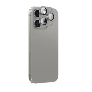 AmazingThing Aviation-Grade Alloy Tempered Glass Lens for iPhone 16 Pro / 16 Pro Max Camera Lens - Grayeng