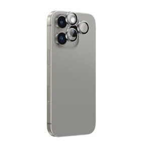 AmazingThing AR Aluminum 3 Lens Glass with Camera Lens Frame for iPhone 16 Pro / 16 Pro Max - Grayeng