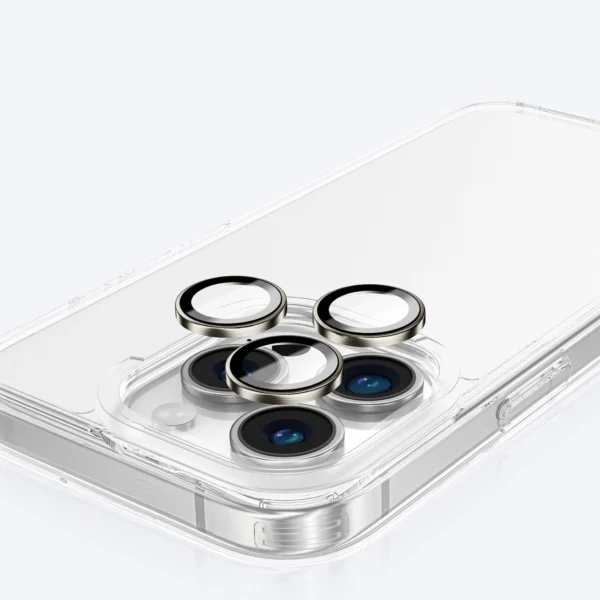 AmazingThing AR 3 Lens Glass Full Clear Tempered Glass for iPhone 16 Pro / 16 Pro Max - Transparenteng
