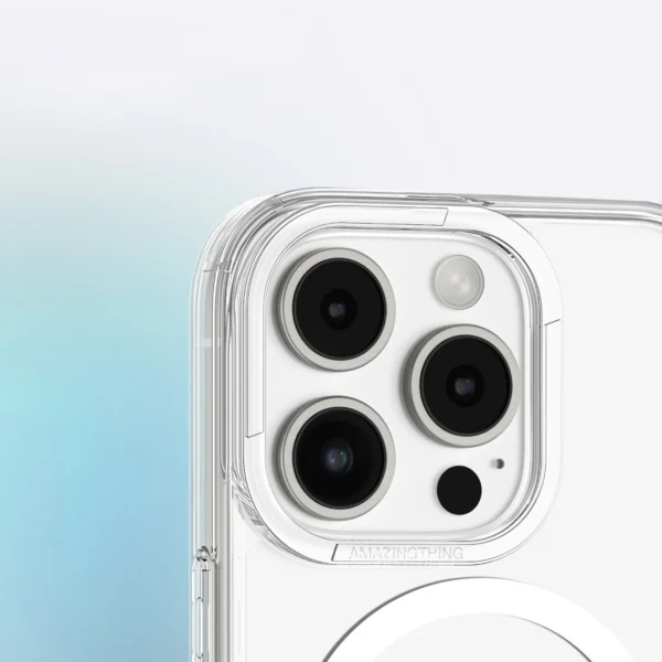 AmazingThing Minimal Mag Case with Magnetic Ring for iPhone 16 Pro - Transparenteng