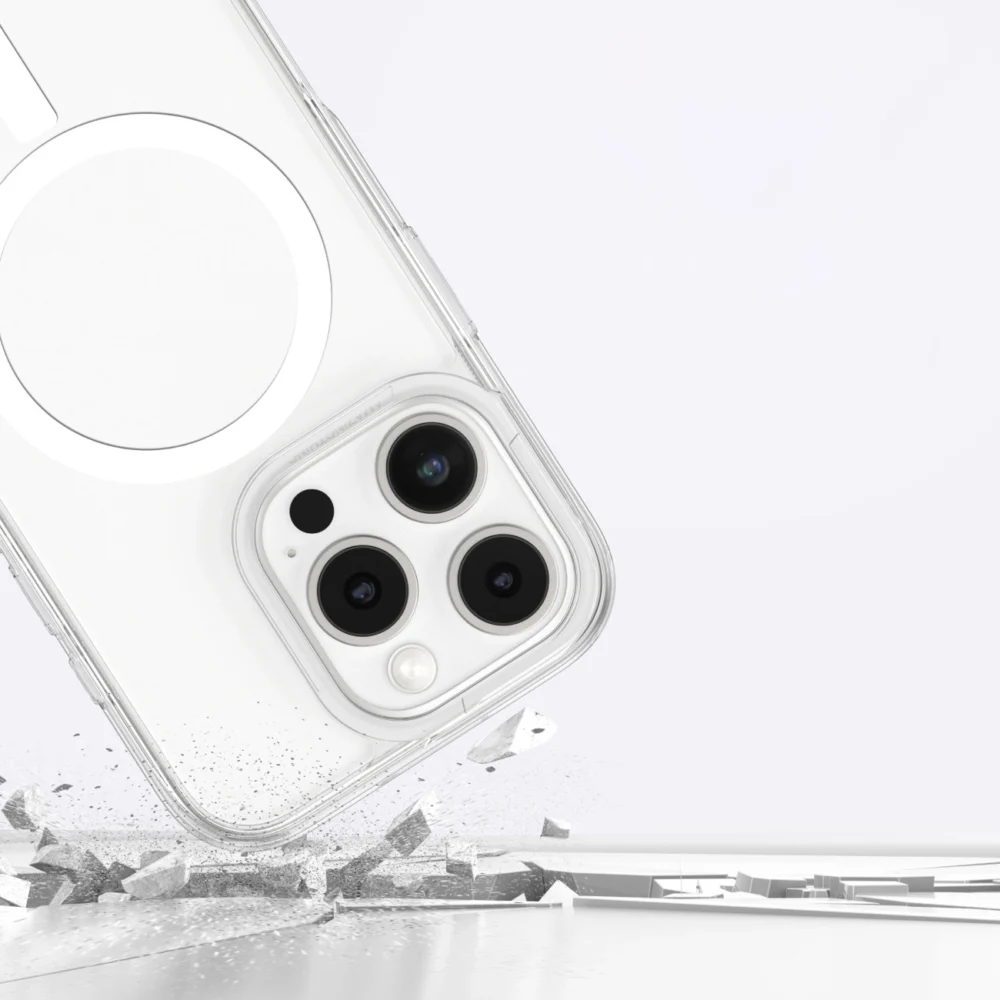 AmazingThing Minimal Mag Case with Magnetic Ring for iPhone 16 Pro - Transparenteng